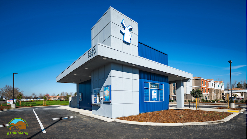 Side of Dutch Bros building