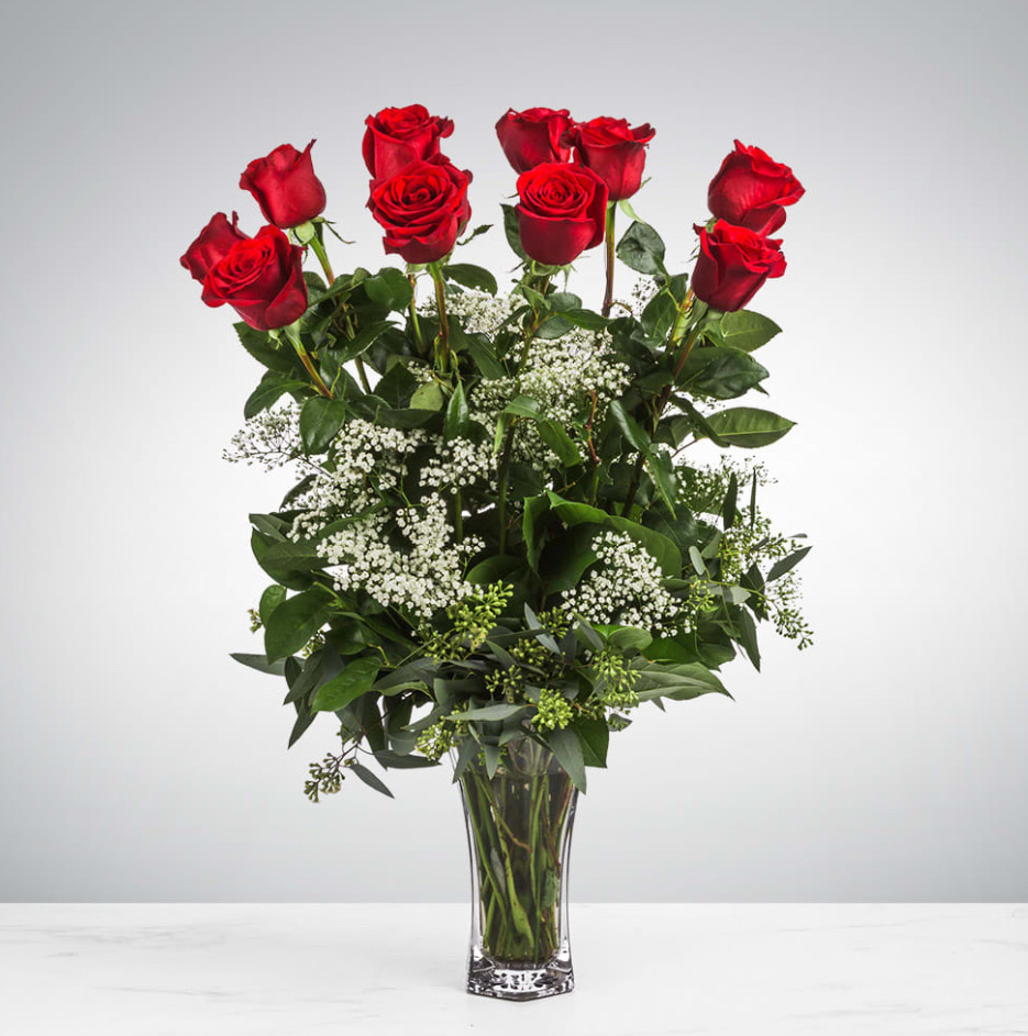Flower arrangement in a vase