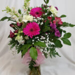 Flower arrangement in a vase