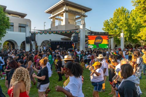 2025 Brentwood Juneteenth celebration - crowd enjoying the event