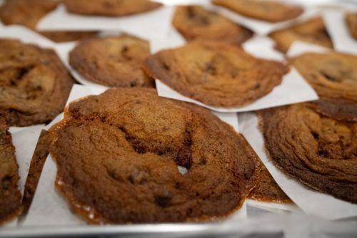 Freshly baked cookies
