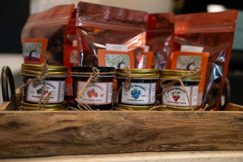 fruit sauces made from locally grown fruits